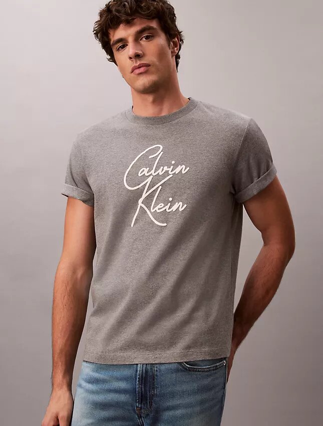 T-shirt med skriptlogotyp T-shirt med skriptlogotyp