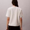 T-shirt med standardlogotyp, boxig passform och rund hals