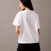 T-shirt med standardlogotyp, boxig passform och rund hals