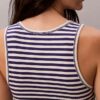 Tanktop i bomullsribb Tanktop i bomullsribb