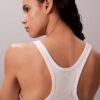 Tanktop i bomullsribb