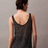 Tanktop med jacquardstruktur Tanktop med jacquardstruktur