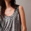 Tanktop med paljetter Tanktop med paljetter
