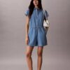 Tvättad chambray-overall Tvättad chambray-overall