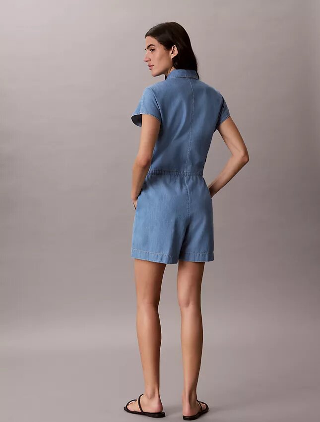 Tvättad chambray-overall Tvättad chambray-overall