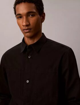 Tvättad twill-övertröja Tvättad twill-övertröja