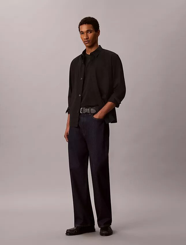 Tvättad twill-övertröja Tvättad twill-övertröja