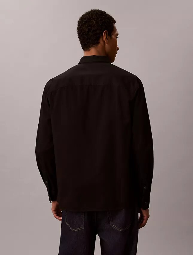 Tvättad twill-övertröja Tvättad twill-övertröja