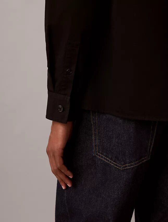Tvättad twill-övertröja Tvättad twill-övertröja