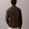 Tvättad twill-övertröja Tvättad twill-övertröja