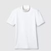 Utskuren T-shirt med rund hals och smal passform Utskuren T-shirt med rund hals och smal passform