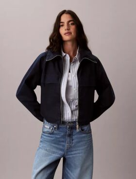 Vindjacka i denim Vindjacka i denim