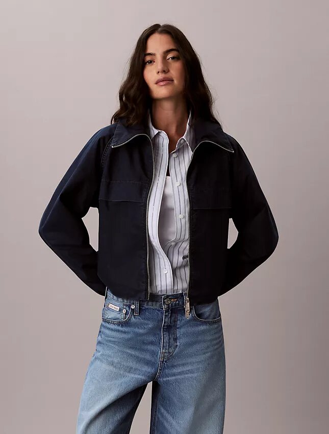 Vindjacka i denim Vindjacka i denim