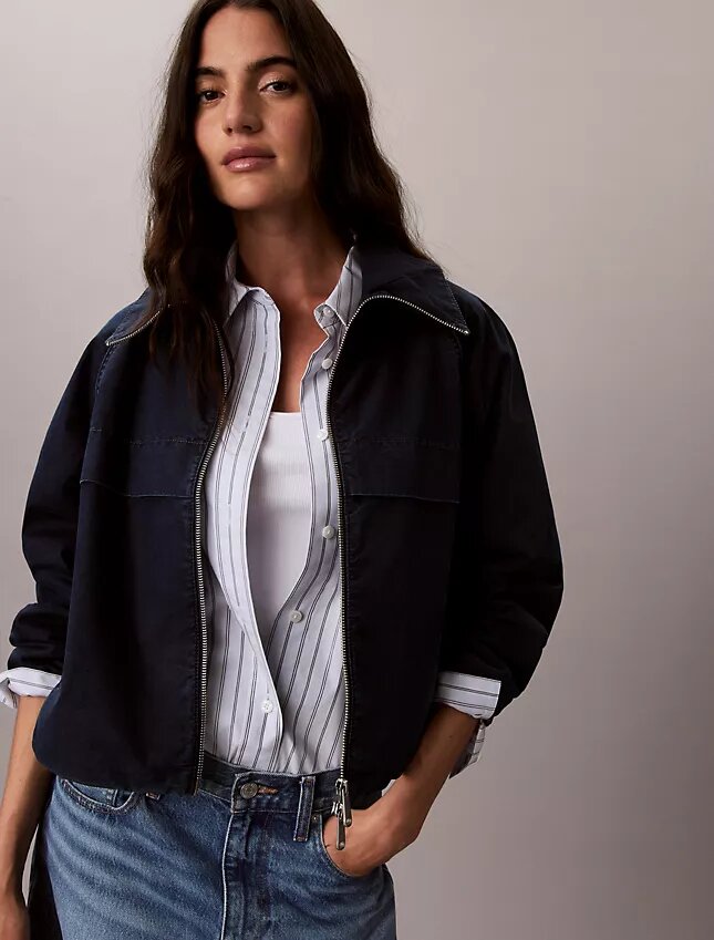 Vindjacka i denim Vindjacka i denim
