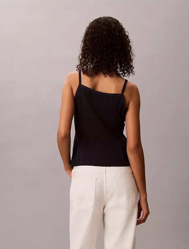 Virkad tank top med knappar Virkad tank top med knappar