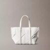 Vävd mini-tote-väska med axelrem Vävd mini-tote-väska med axelrem