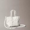 Vävd mini-tote-väska med axelrem Vävd mini-tote-väska med axelrem