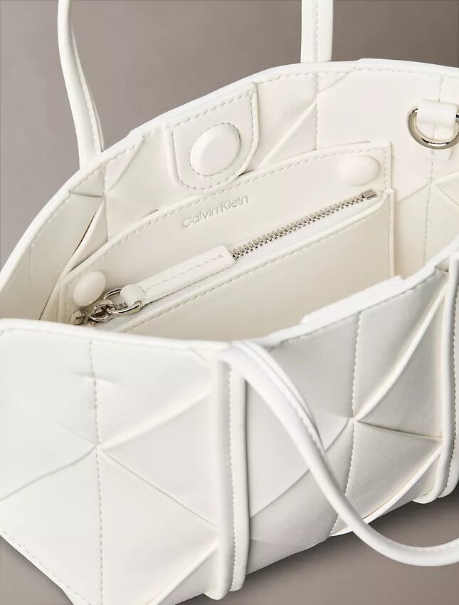Vävd mini-tote-väska med axelrem Vävd mini-tote-väska med axelrem