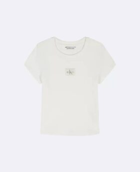 Vävd Monologo Classic T-shirt för flickor Vävd Monologo Classic T-shirt för flickor