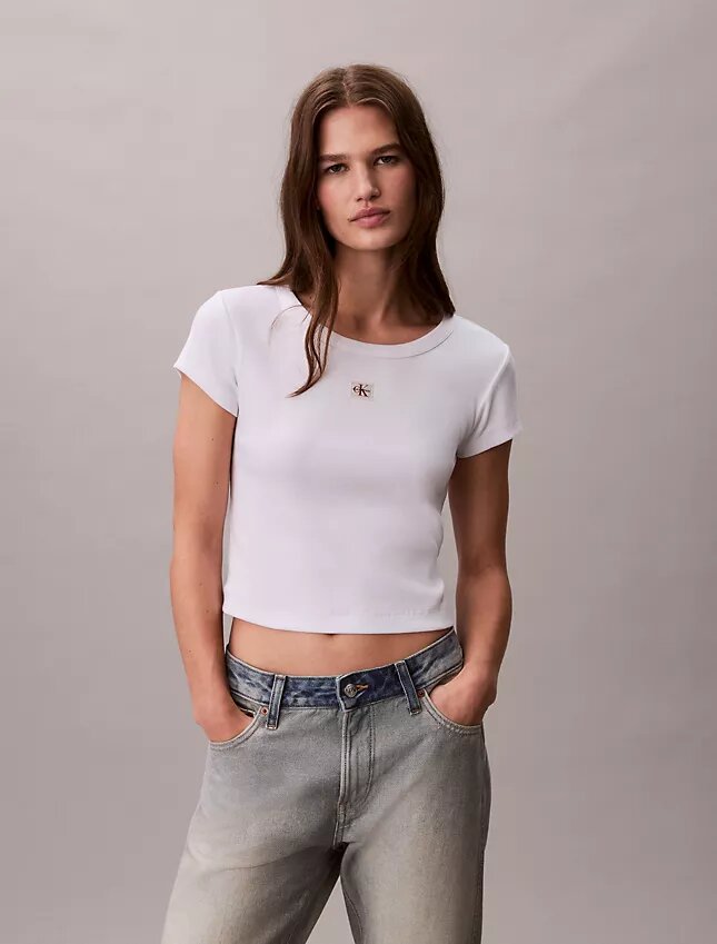 Vävd Monologo Slim T-shirt Vävd Monologo Slim T-shirt