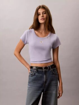 Vävd Monologo Slim T-shirt