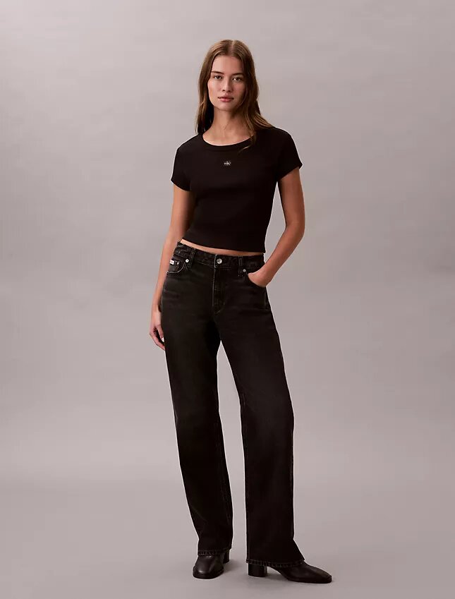 Vävd Monologo Slim T-shirt Vävd Monologo Slim T-shirt