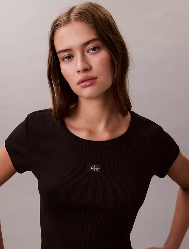 Vävd Monologo Slim T-shirt Vävd Monologo Slim T-shirt