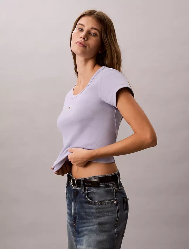 Vävd Monologo Slim T-shirt Vävd Monologo Slim T-shirt