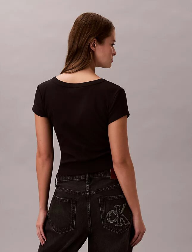 Vävd Monologo Slim T-shirt Vävd Monologo Slim T-shirt