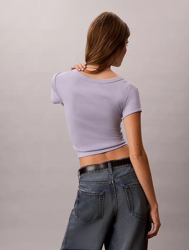 Vävd Monologo Slim T-shirt Vävd Monologo Slim T-shirt