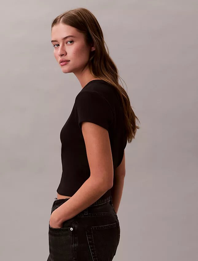 Vävd Monologo Slim T-shirt Vävd Monologo Slim T-shirt