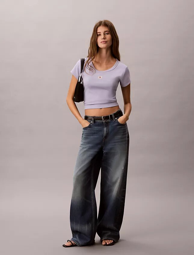 Vävd Monologo Slim T-shirt Vävd Monologo Slim T-shirt