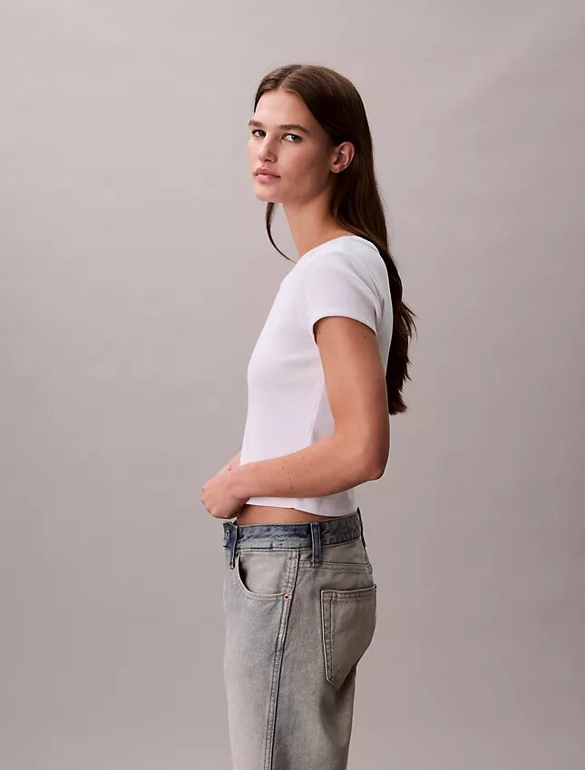 Vävd Monologo Slim T-shirt Vävd Monologo Slim T-shirt