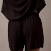Vävda sovshorts i viskos Vävda sovshorts i viskos