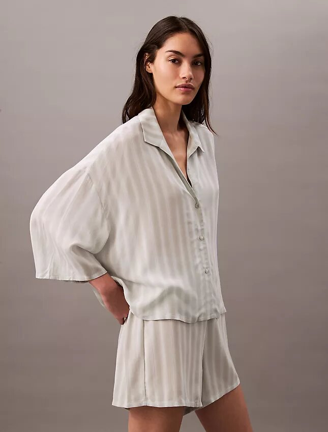 Vävda sovshorts i viskos Vävda sovshorts i viskos