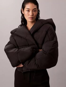 Wrap-pufferjacka